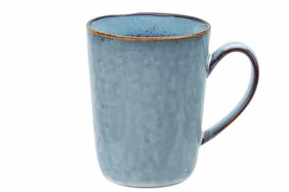 Grand mug en gres vert