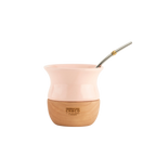 Set à maté "Solo" céramique rose