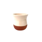 Pot à  maté "Solo" céramique crème satin
