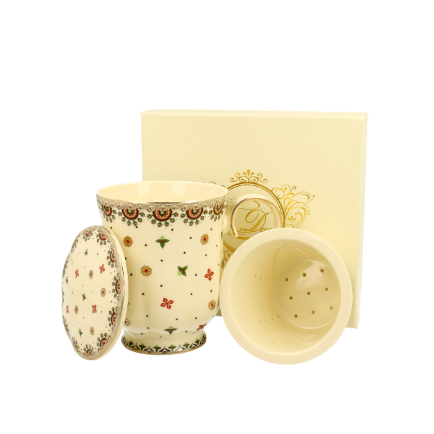 Tasse Casablanca avec filtre et couvercle 45cl