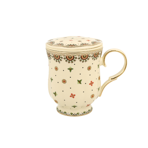 Tasse Casablanca avec filtre et couvercle 45cl