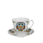 Tasse Hibou avec soucoupe 25cl