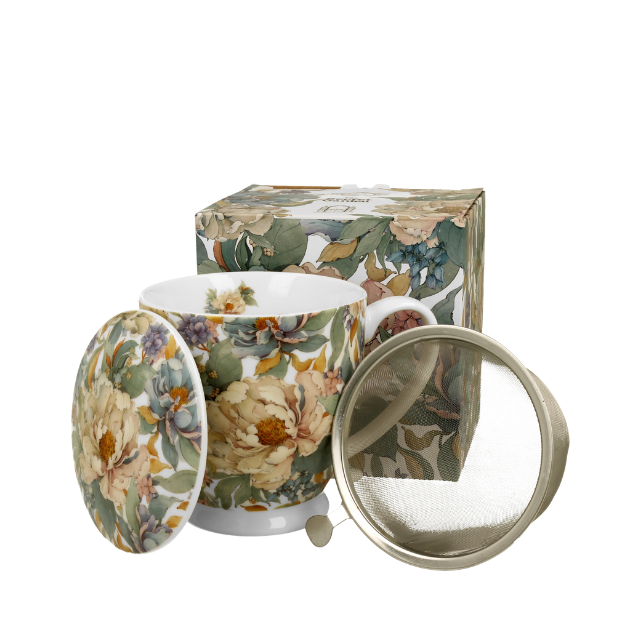Mug Pivoine avec infuseur 51cl
