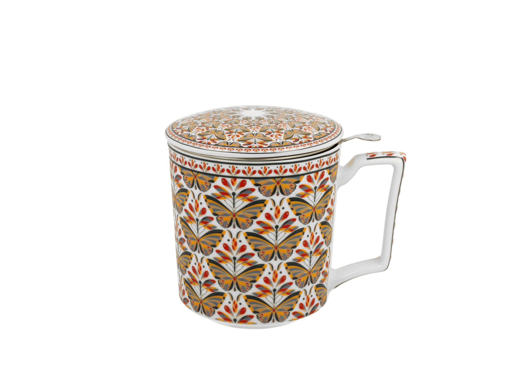 Mug Papillons 45cl avec filtre et couvercle - Sol à Sol