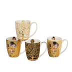 Coffret 4 mugs Gustave Klimt 36cl