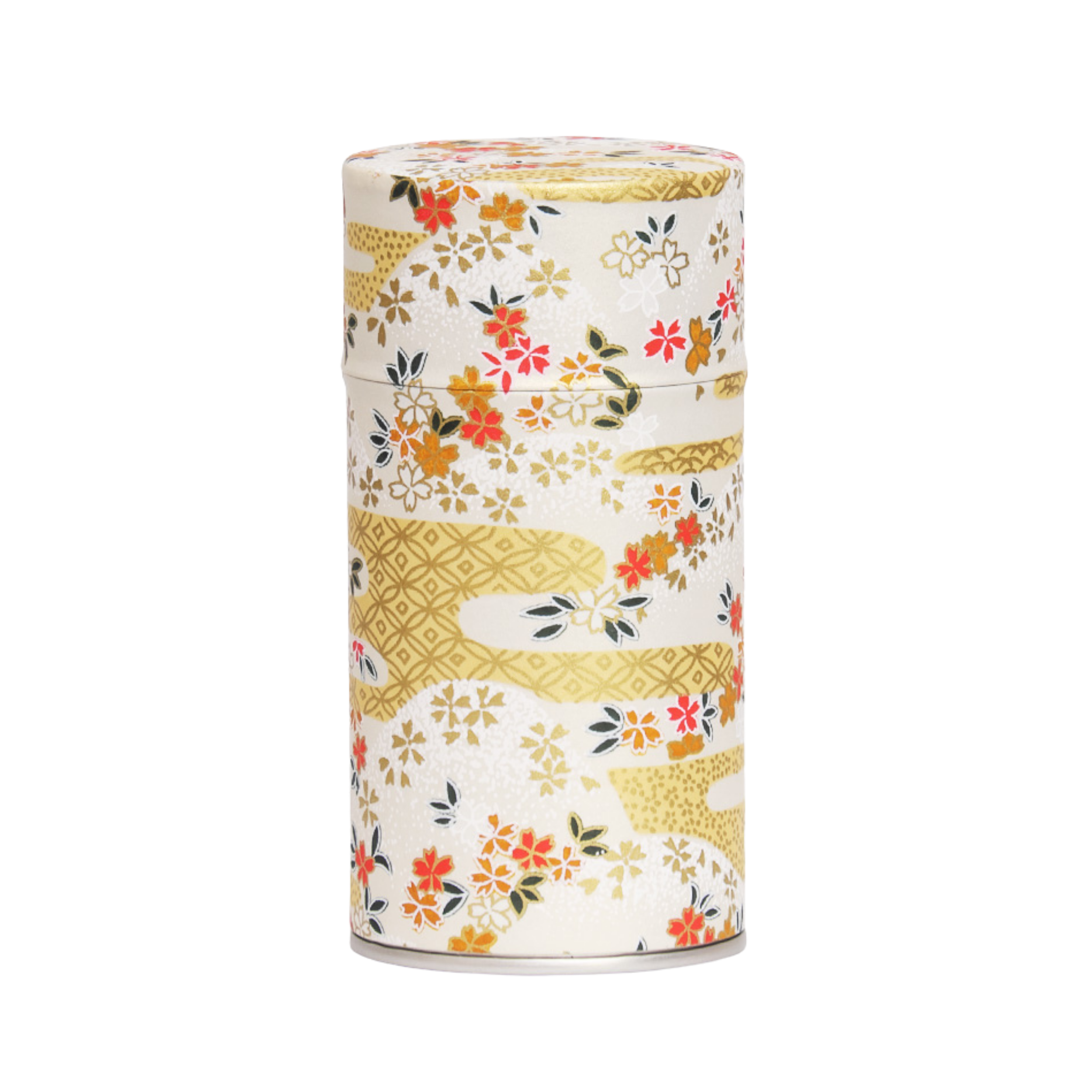 Boîte à thé japonaise Fleurs de brume
