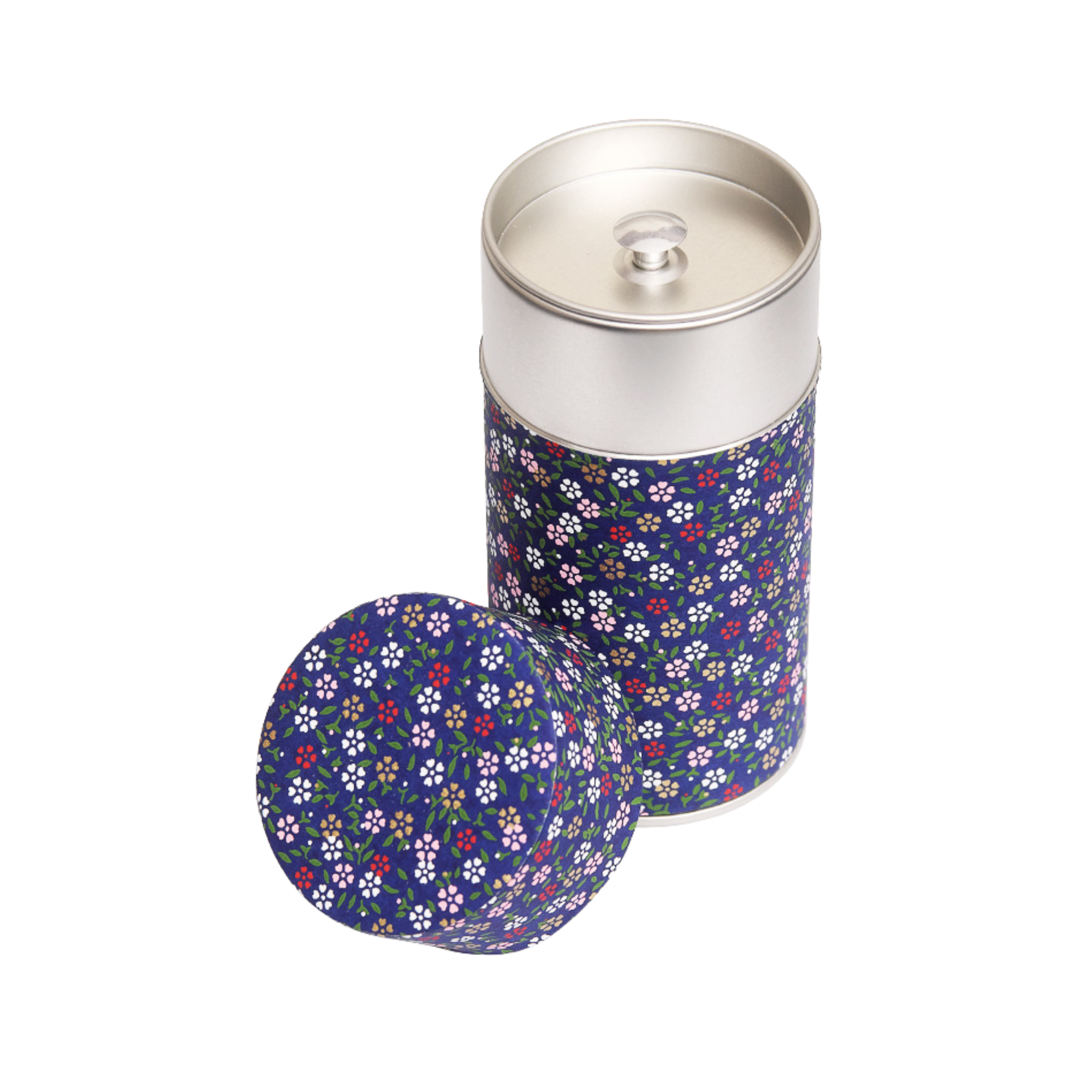 Boîte à thé japonaise Mille fleurs