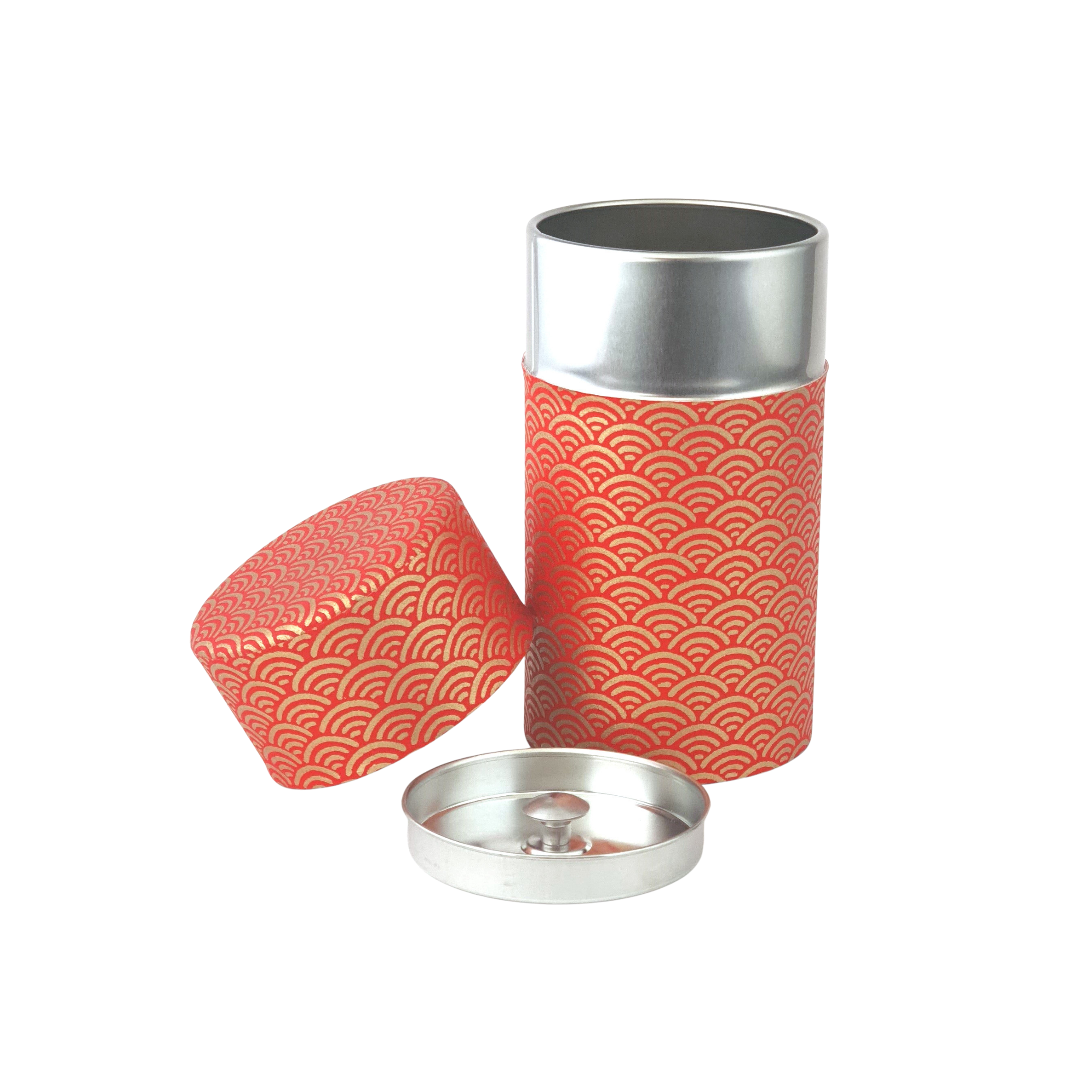 Boîte japonaise "Kaito" rouge 80g avec double couvercle