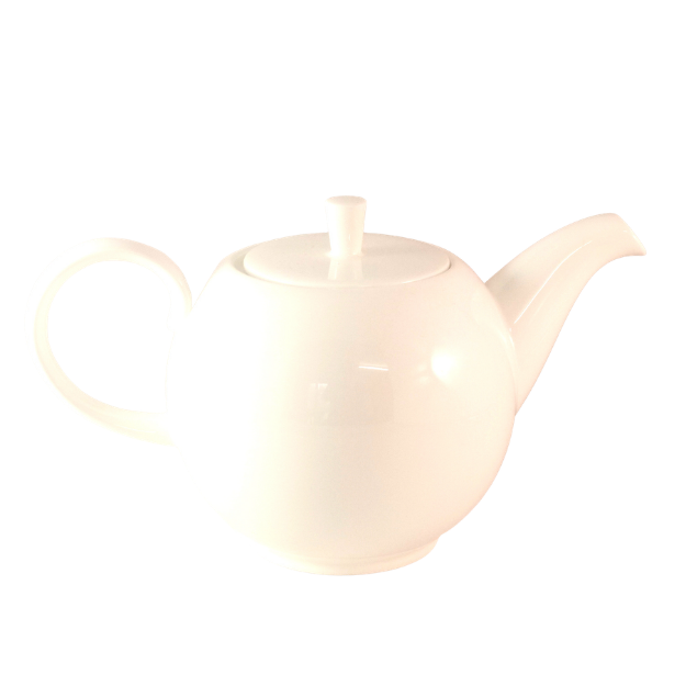 Théière blanche porcelaine fine chinoise