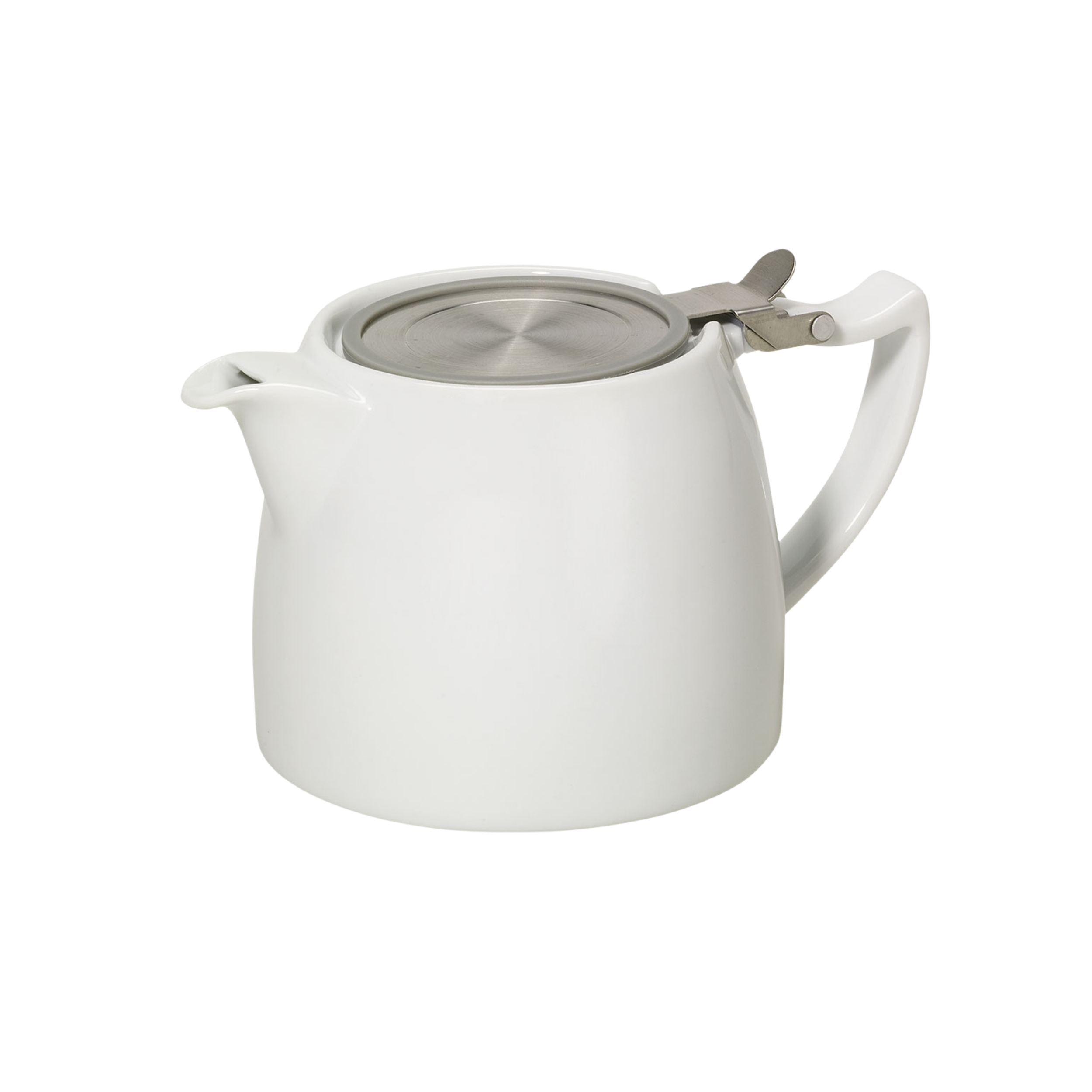 Théière blanche Mignon avec filtre inox 0,6L