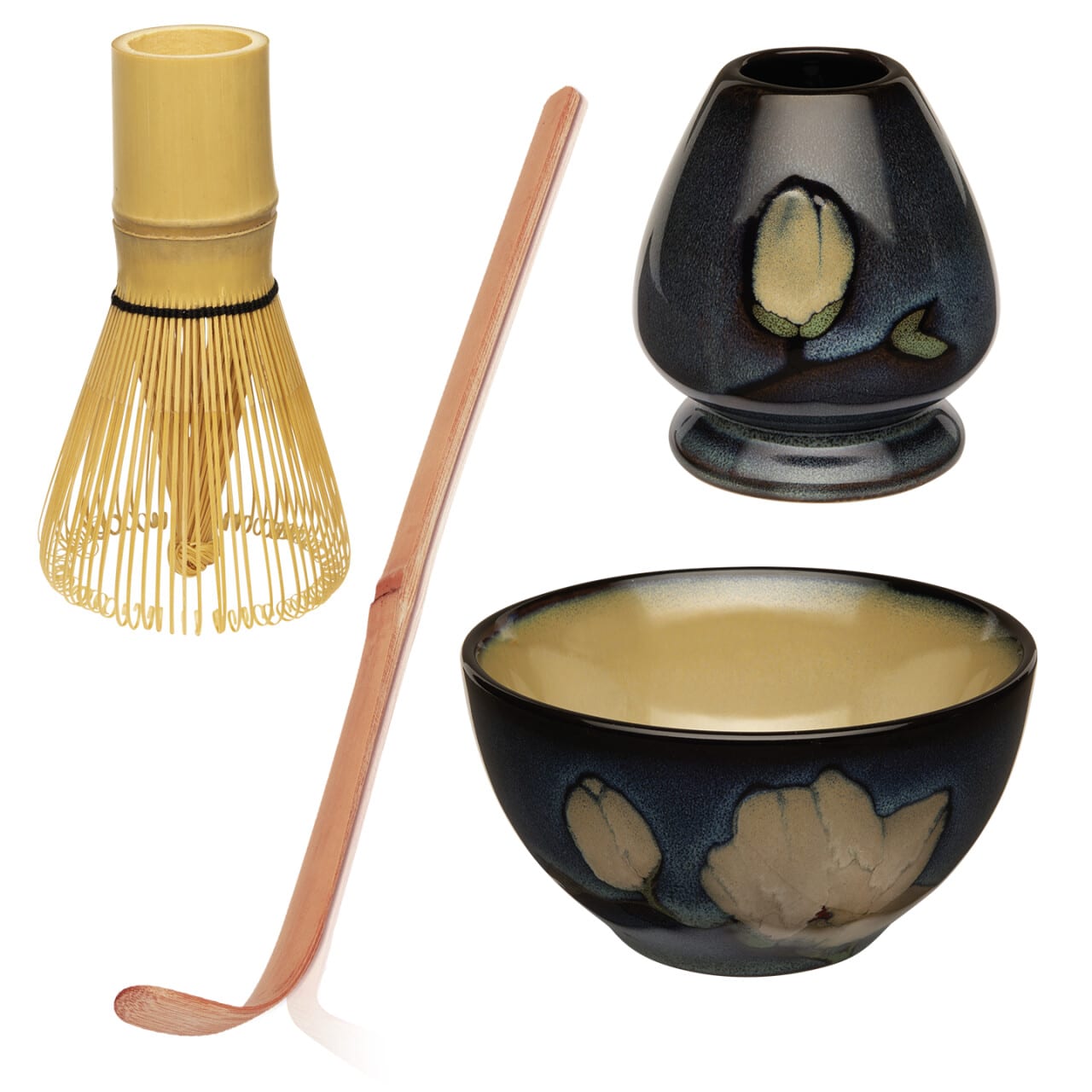 coffret à thé matcha en céramique