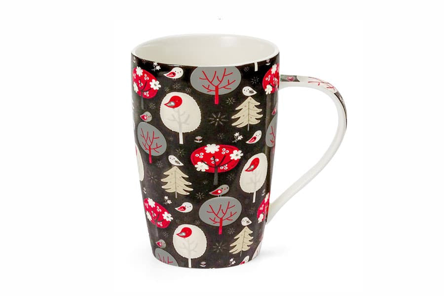 Grande tasse avec hanse motifs nature