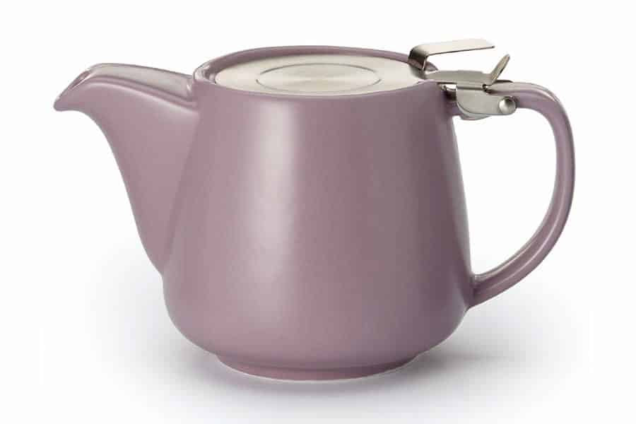 théière prune avec filtre en inox 0.5l