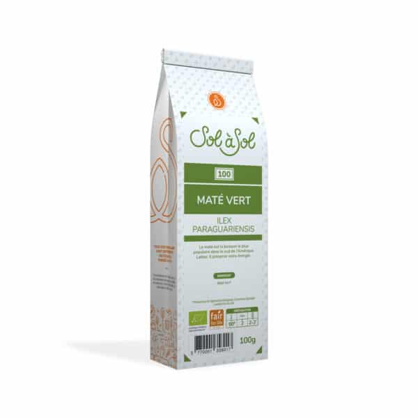 sachet de maté vert 100g