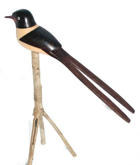 oiseau en bois artisanat argentin