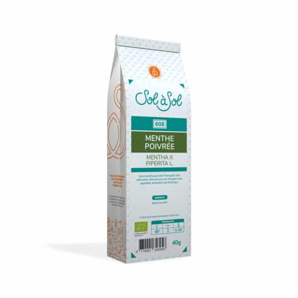 sachet menthe poivrée bio