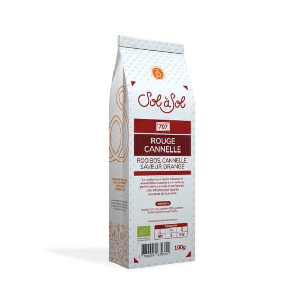 infusion de rooibos saveur orange cannelle