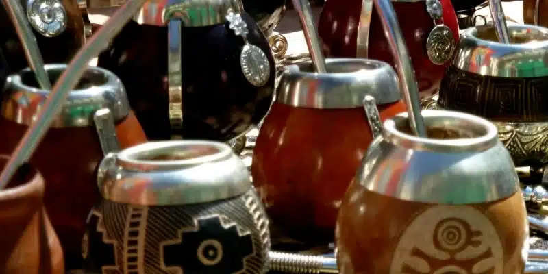 Calebasse mate bord métallique (Argentine) - Human & Tea