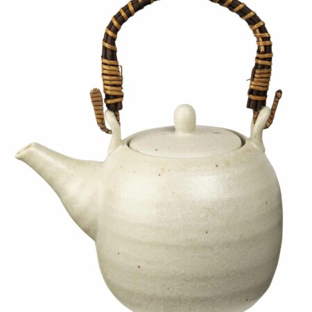 théière japonaise écrue en céramique 0.5l